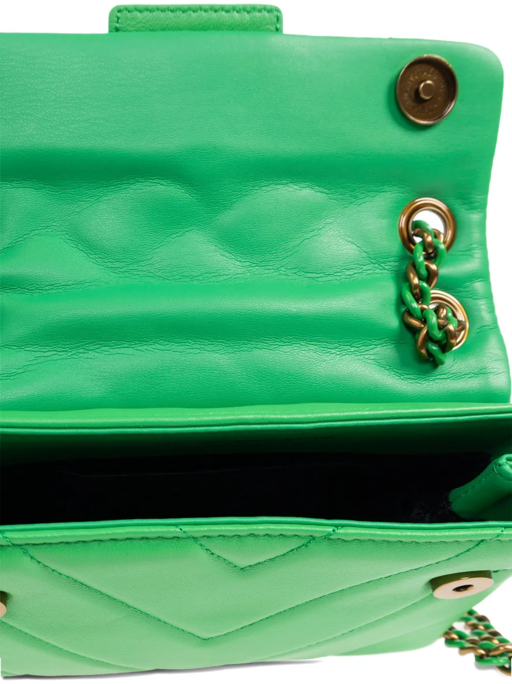 Kurt Geiger Mini Kensington Shoulder Bag In Green