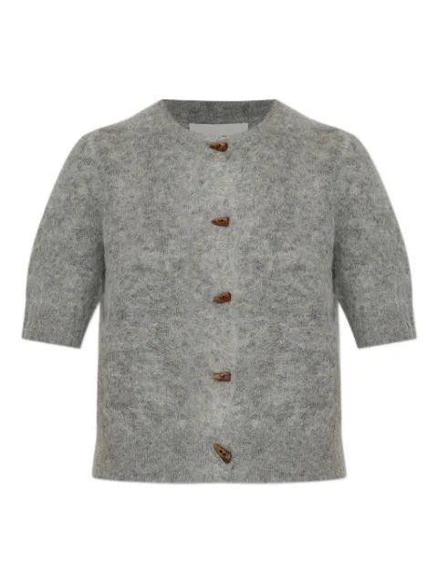 MUNTHE short-sleeve button cardigan