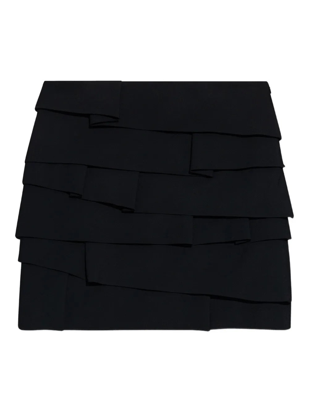 Versace layered pleated mini skirt | Black | Image 1