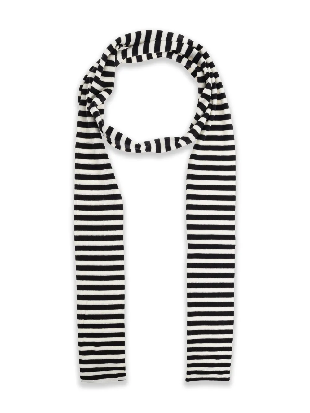 MUNTHE Lizi striped scarf | Black | Image 1