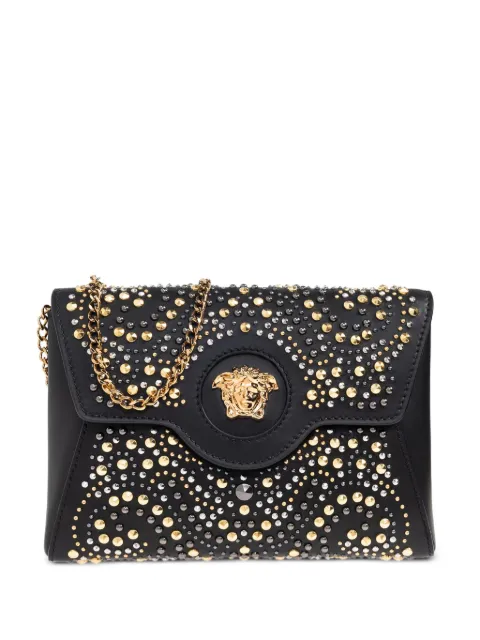 Versace studded clutch bag
