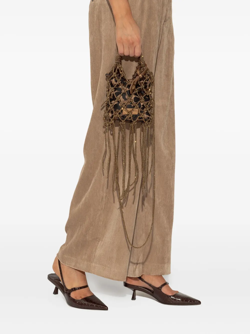 Kurt Geiger London macramé mini bag | Image 2