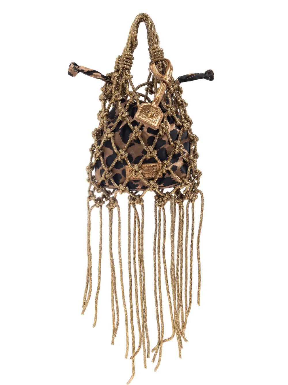 Kurt Geiger London macramé mini bag | Brown | Image 1