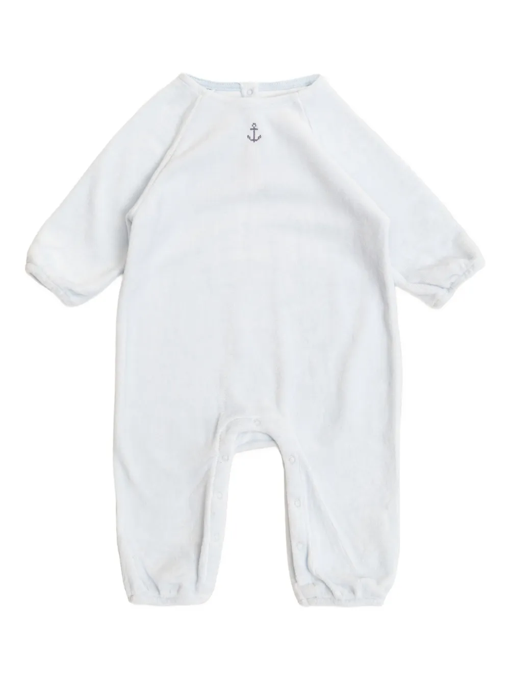 Konges Sløjd anchor-embellished velour romper | White | Image 1