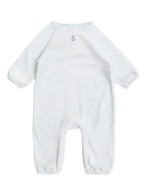 Konges Sløjd romper de velour con detalle de ancla