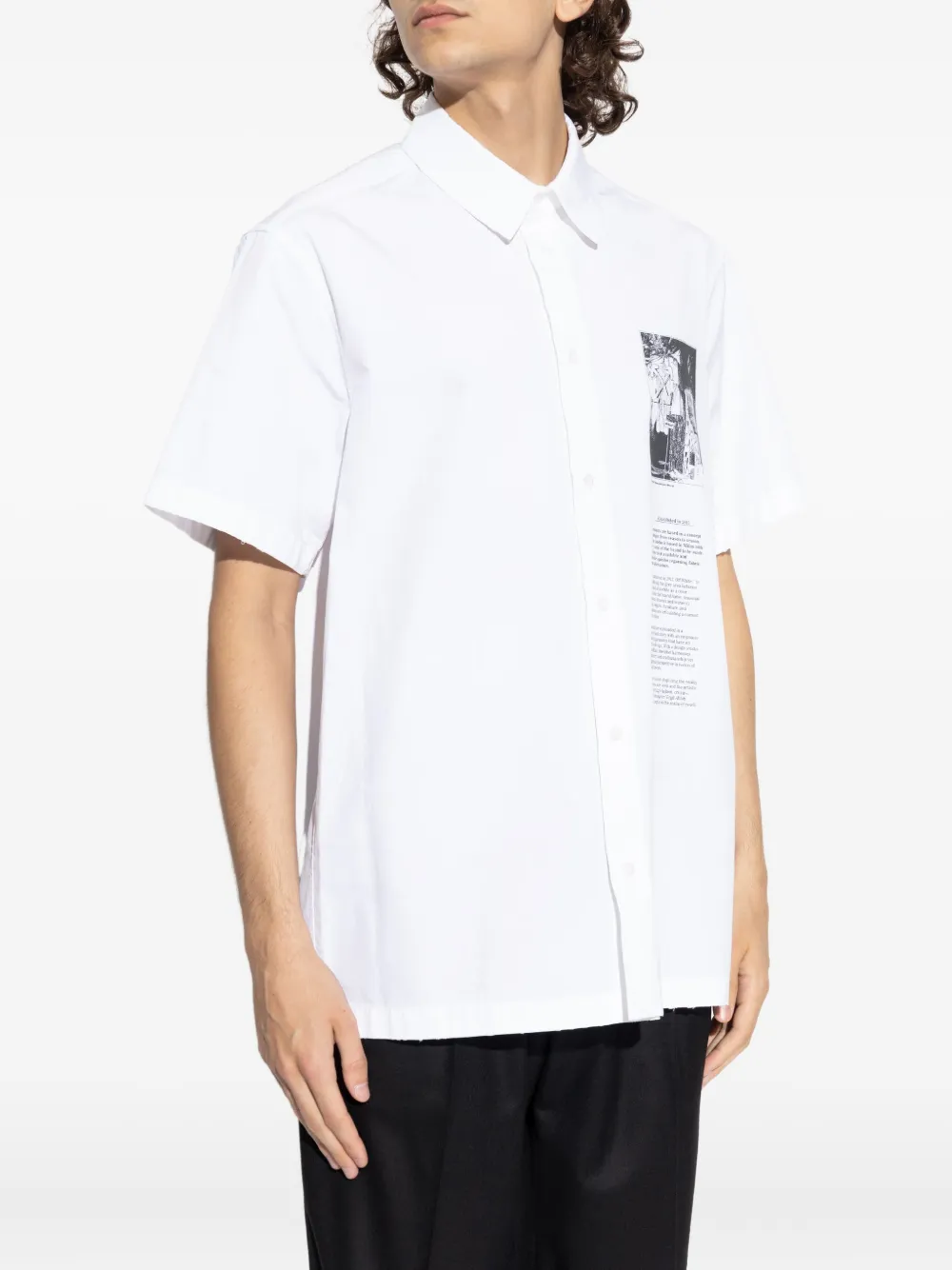 Off-White Overhemd met print Wit