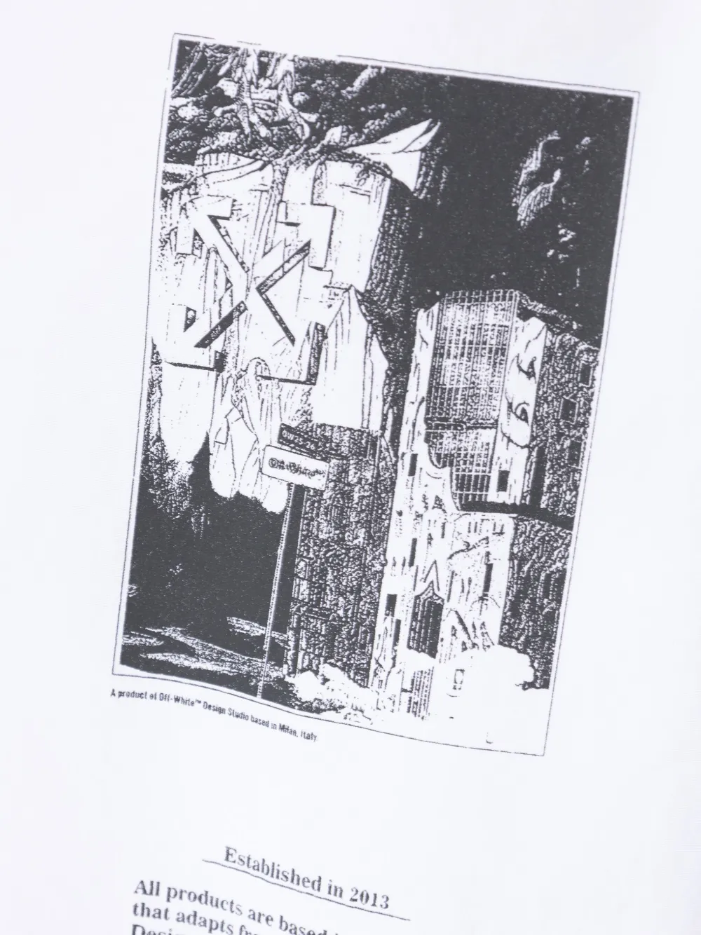 Off-White Overhemd met print Wit