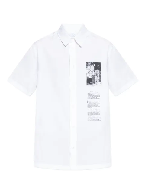 Off-White graphic-print cotton shirt