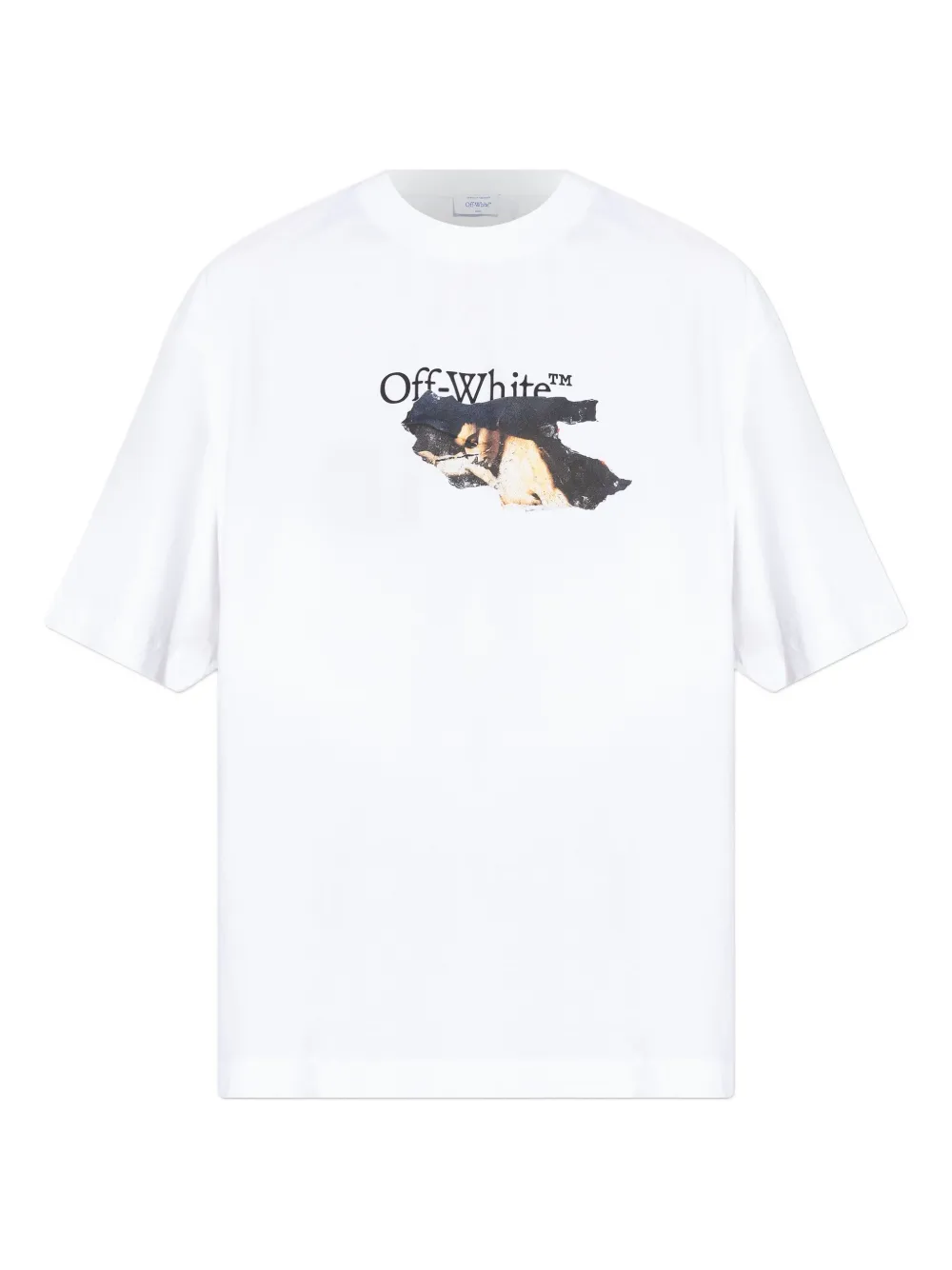Off-White graphic-print T-shirt - ホワイト Off-White graphic-print T-shirt - ホワイト