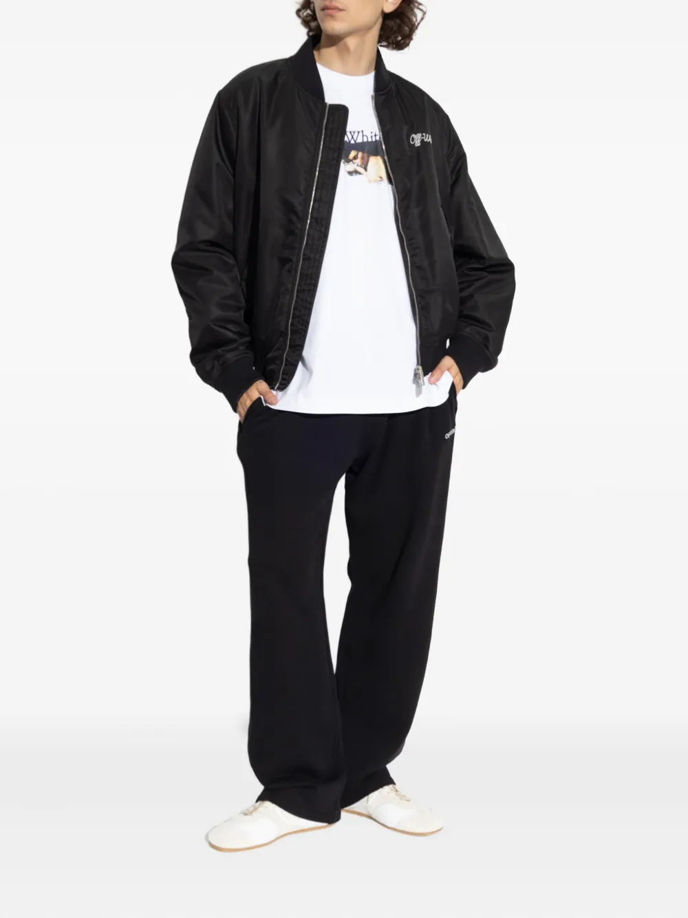 Off-White graphic-print T-shirt - Wit