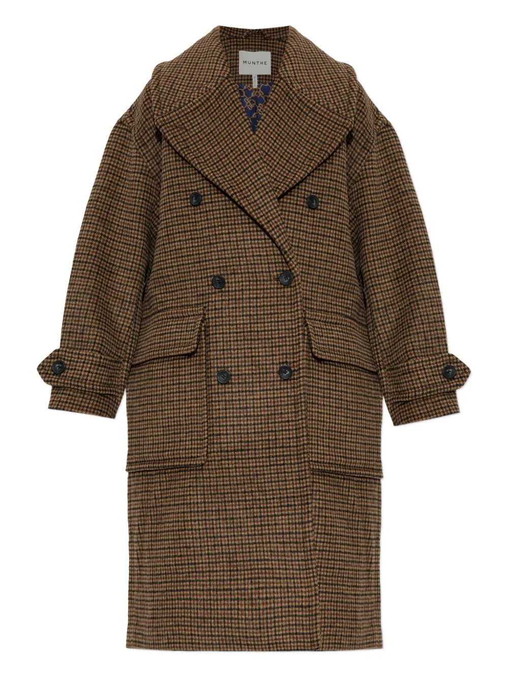 MUNTHE Libasto double-breasted coat | Brown | Image 1