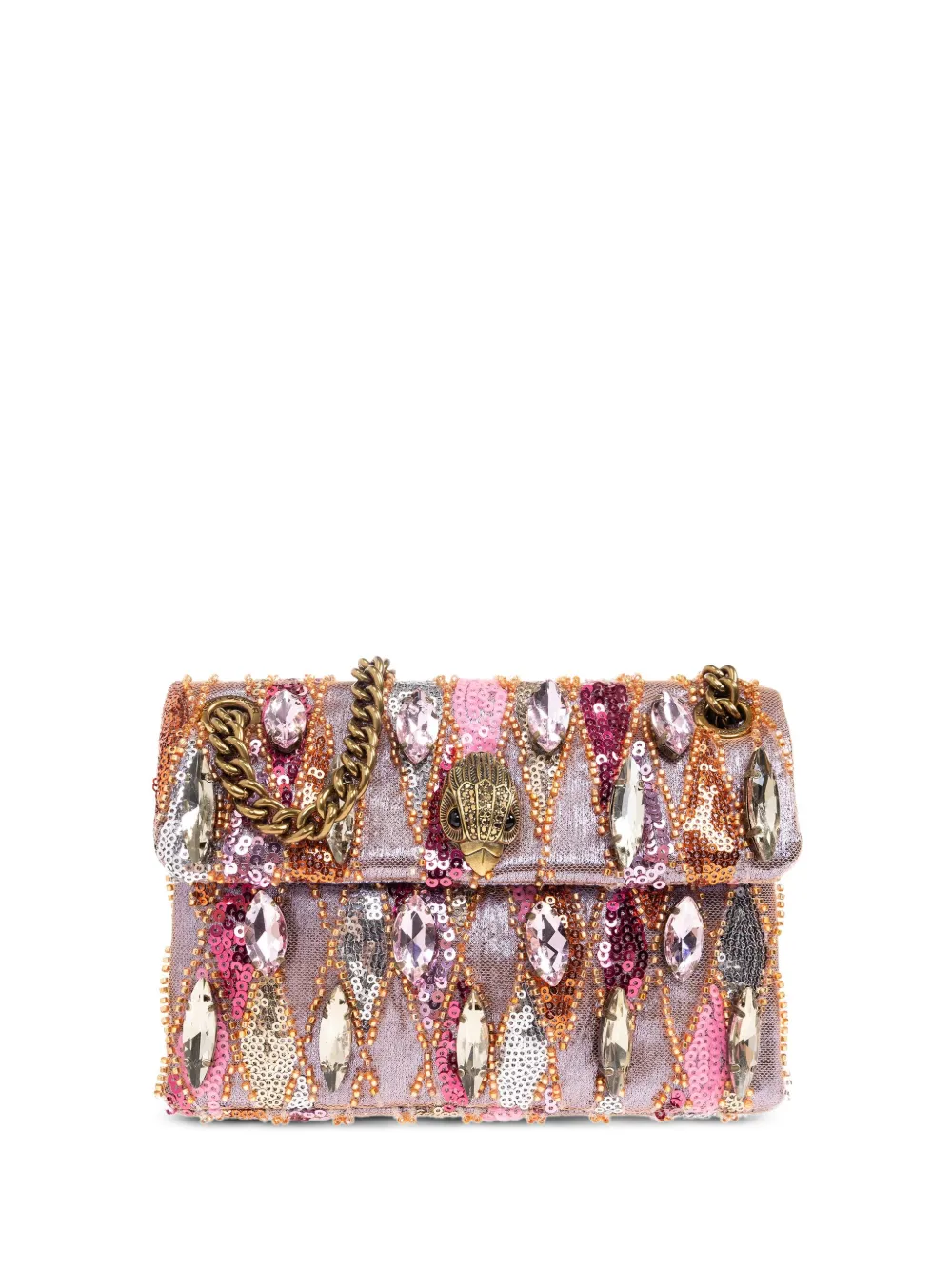 Kurt Geiger London Mini Kensington Schultertasche | Rosa | Image 1