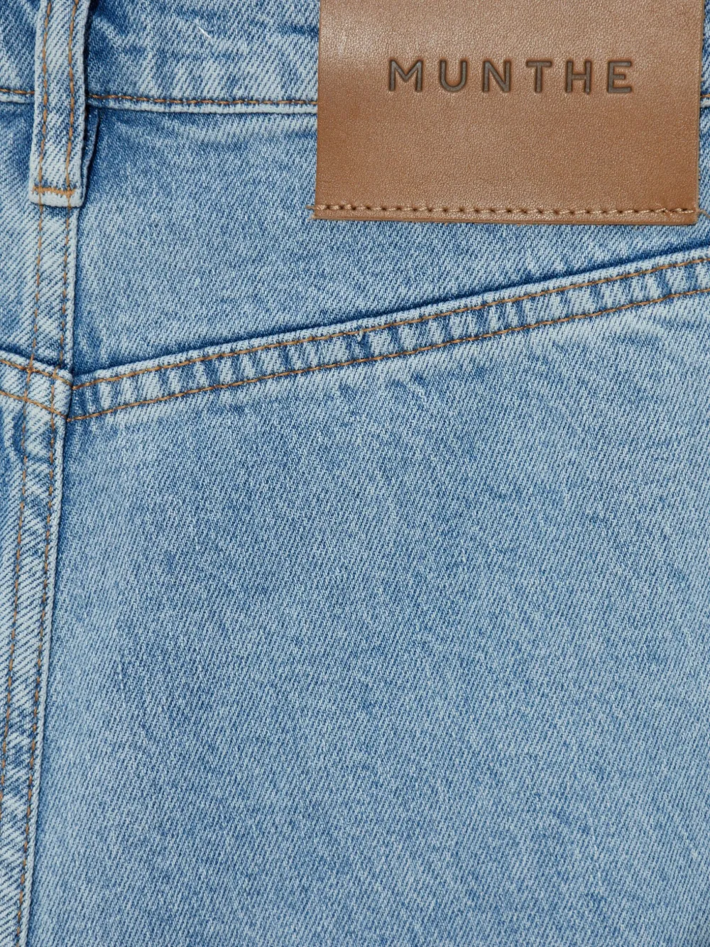 Munthe Ombre Wide-leg Trousers In Blue