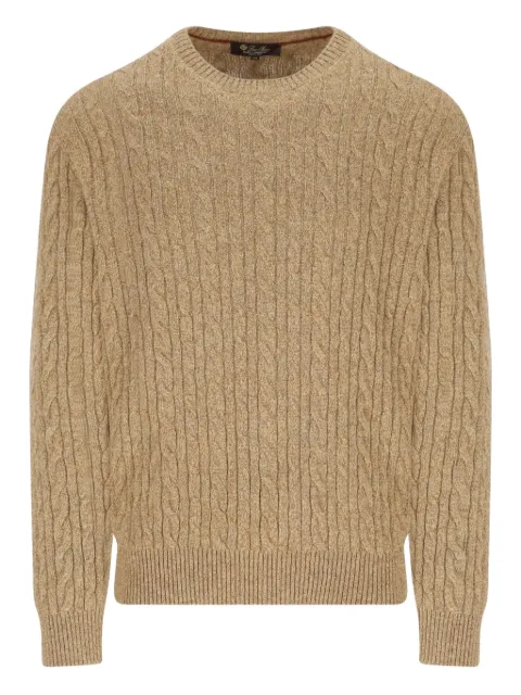 Loro Piana cable-knit crew-neck sweater