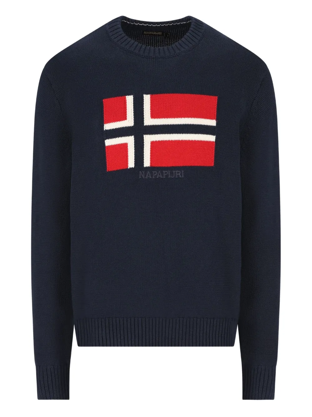 Napapijri Crew-neck Sweater In Blue