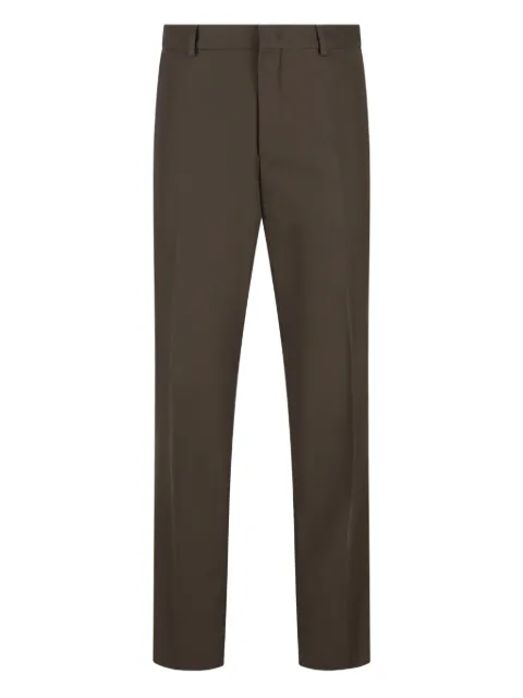 Loro Piana front-crease cotton trousers