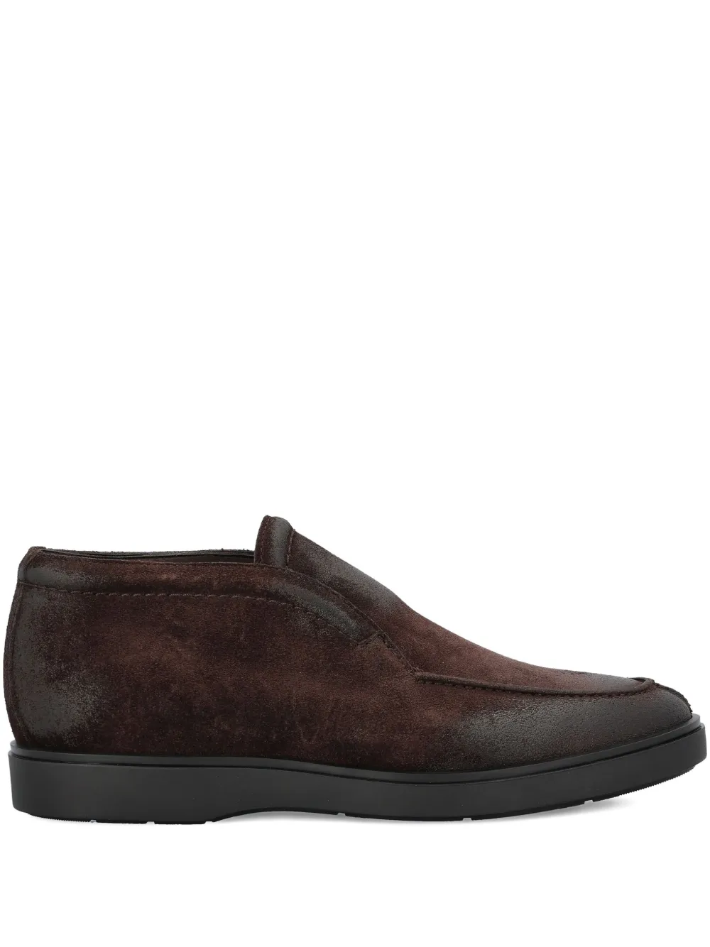 Tagliatore suede loafers Brown