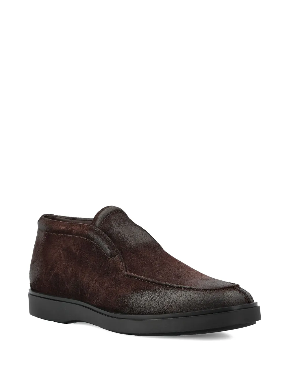 Tagliatore suede loafers Brown