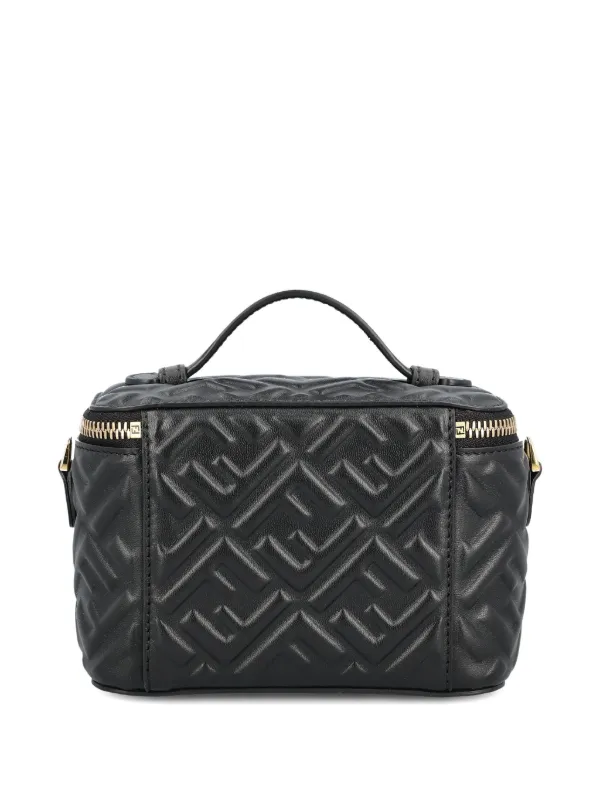 FENDI Vanity FF-monogram Quilted Tote Bag | Black | FARFETCH CA