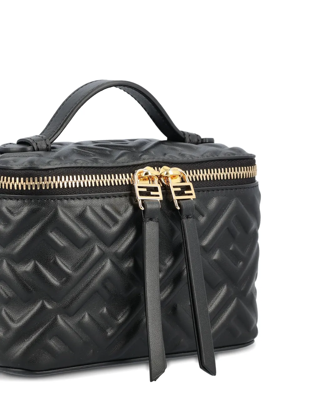 Fendi Mini "vanity" Bag In Black