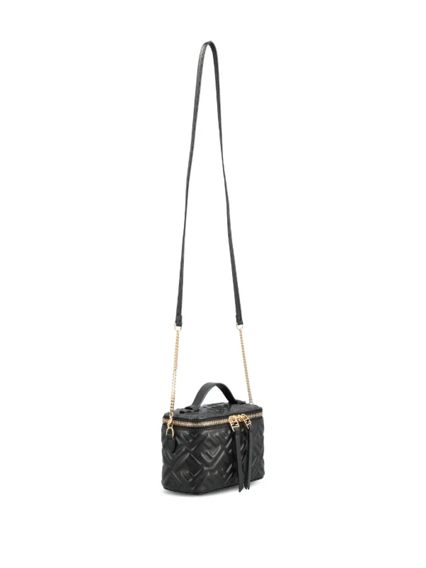 FENDI Vanity FF-monogram Quilted Tote Bag | Black | FARFETCH CA