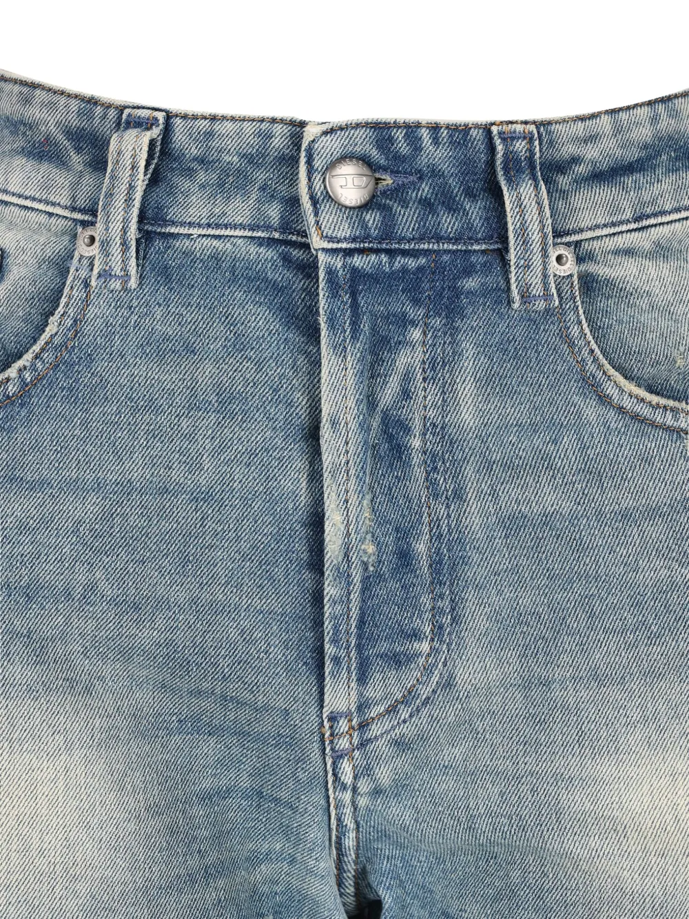 Diesel Katoenen jeans Blauw
