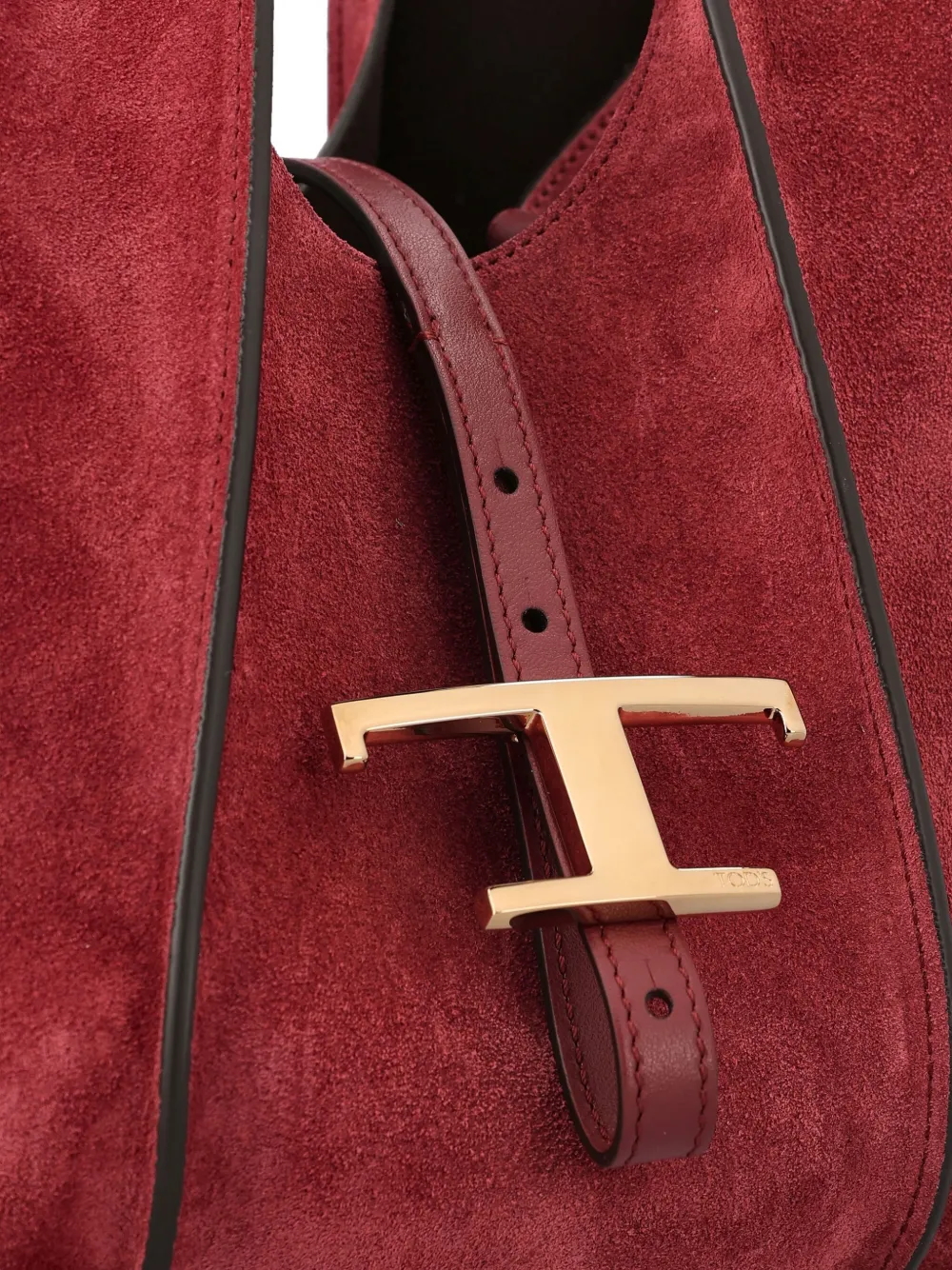 Tod's T Timeless Shoulder Bag In Red