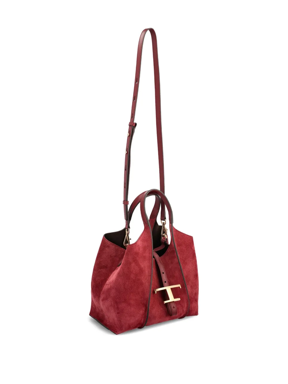 Tod's T Timeless Shoulder Bag In Red