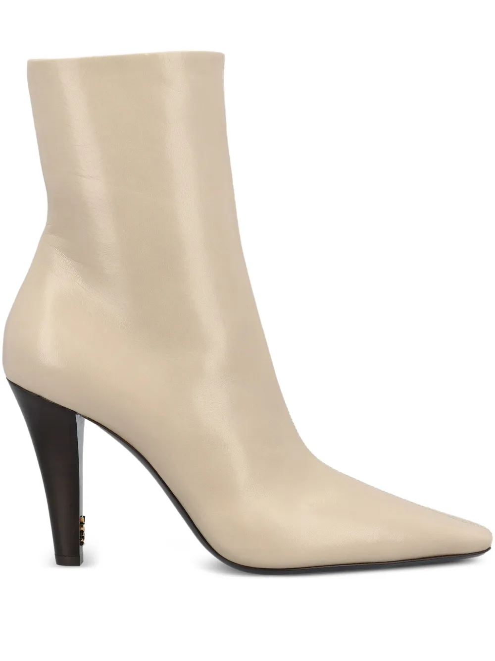 Saint Laurent leather ankle boots | Neutrals | Image 1