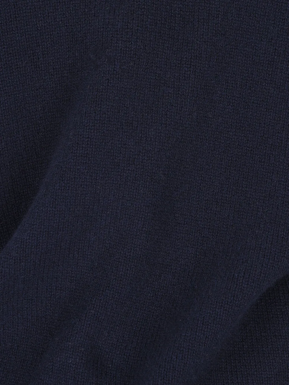 Tagliatore Geribbelde kasjmier coltrui met hoge kraag Blauw