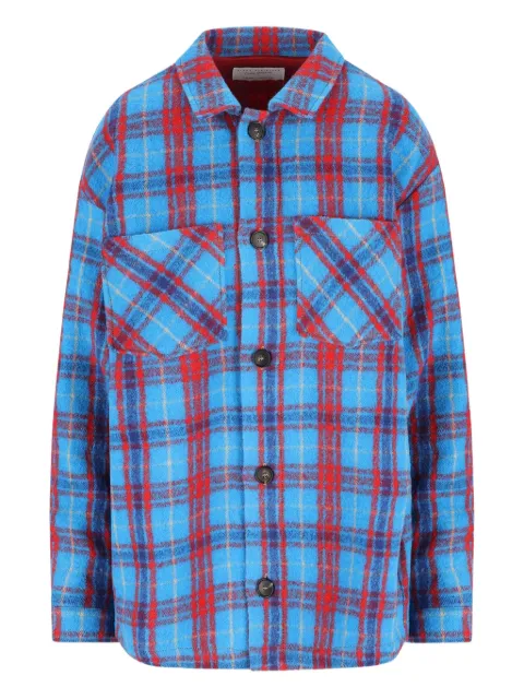 Giada Benincasa checked-pattern embroidered shirt