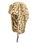 Kangol leopard-print quilted trapper hat - Neutrals