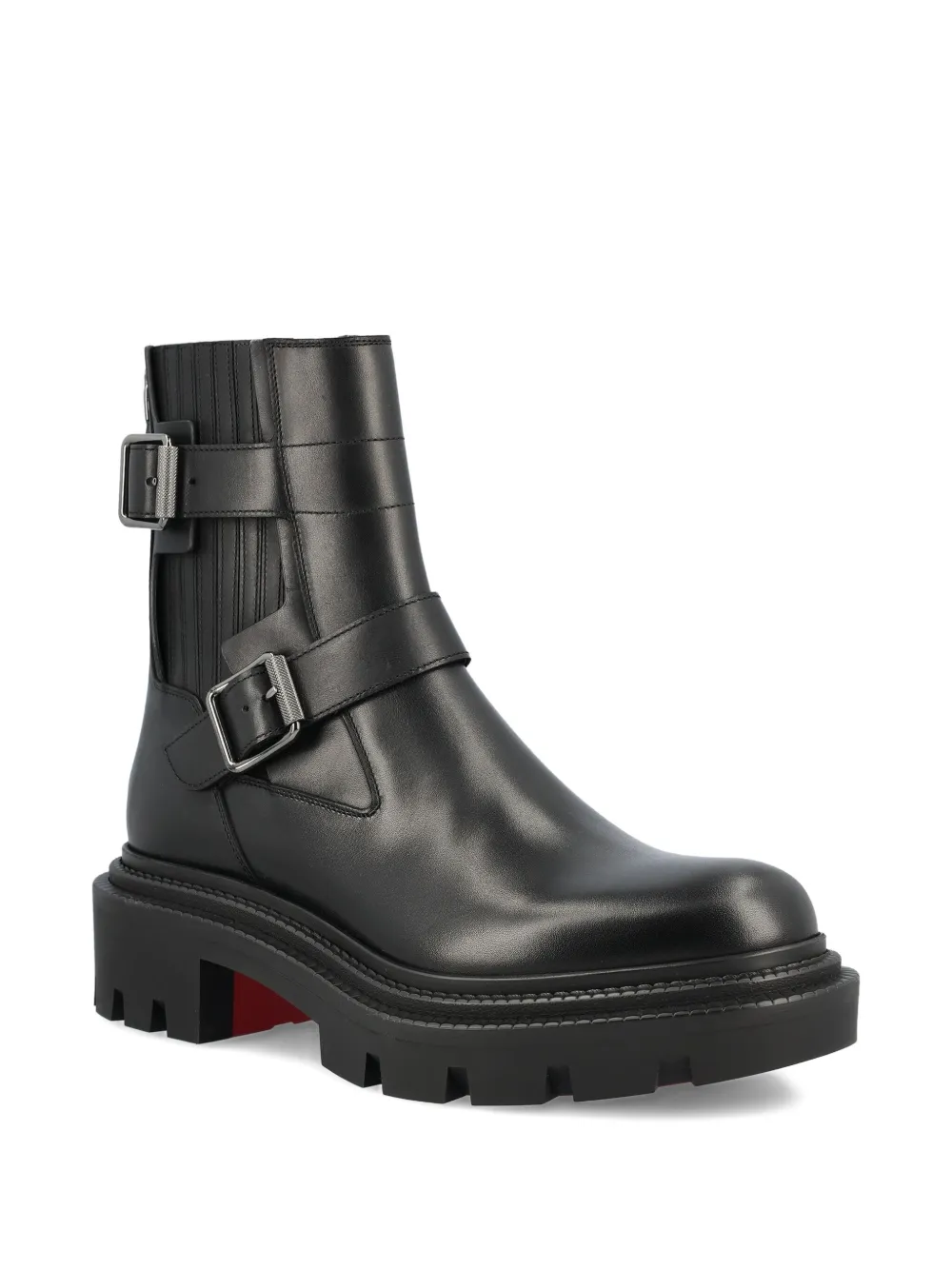 Christian Louboutin buckle-embellished leather boots | Biker Boots | Image 2