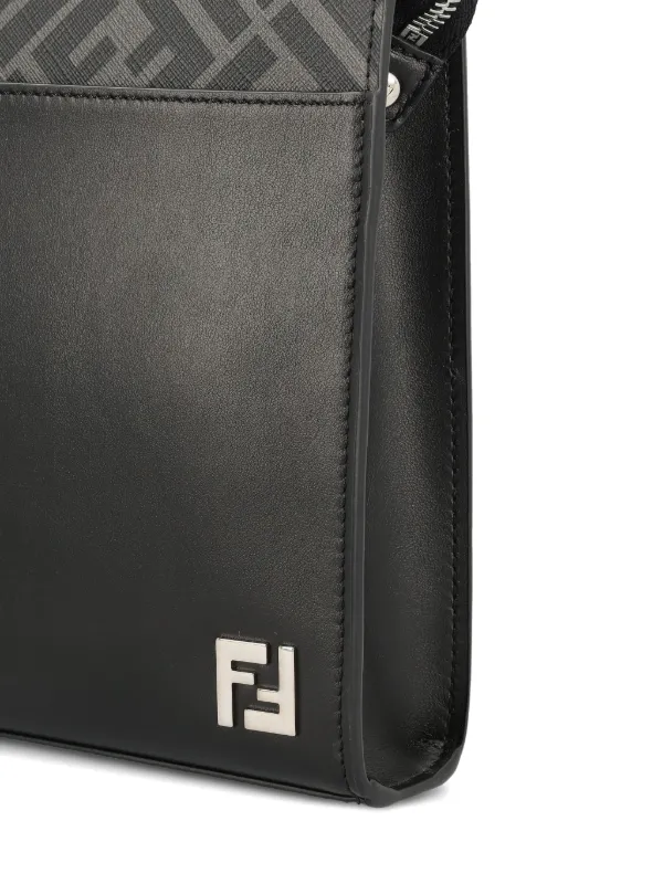 FENDI モノグラム クラッチバッグ | ブラック | FARFETCH JP