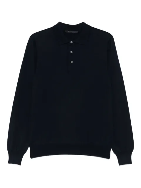 Tagliatore Langärmeliges Poloshirt