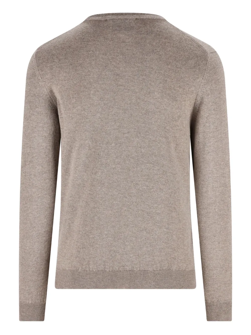 ALPHA STUDIO Kasjmier trui met ronde hals - Beige