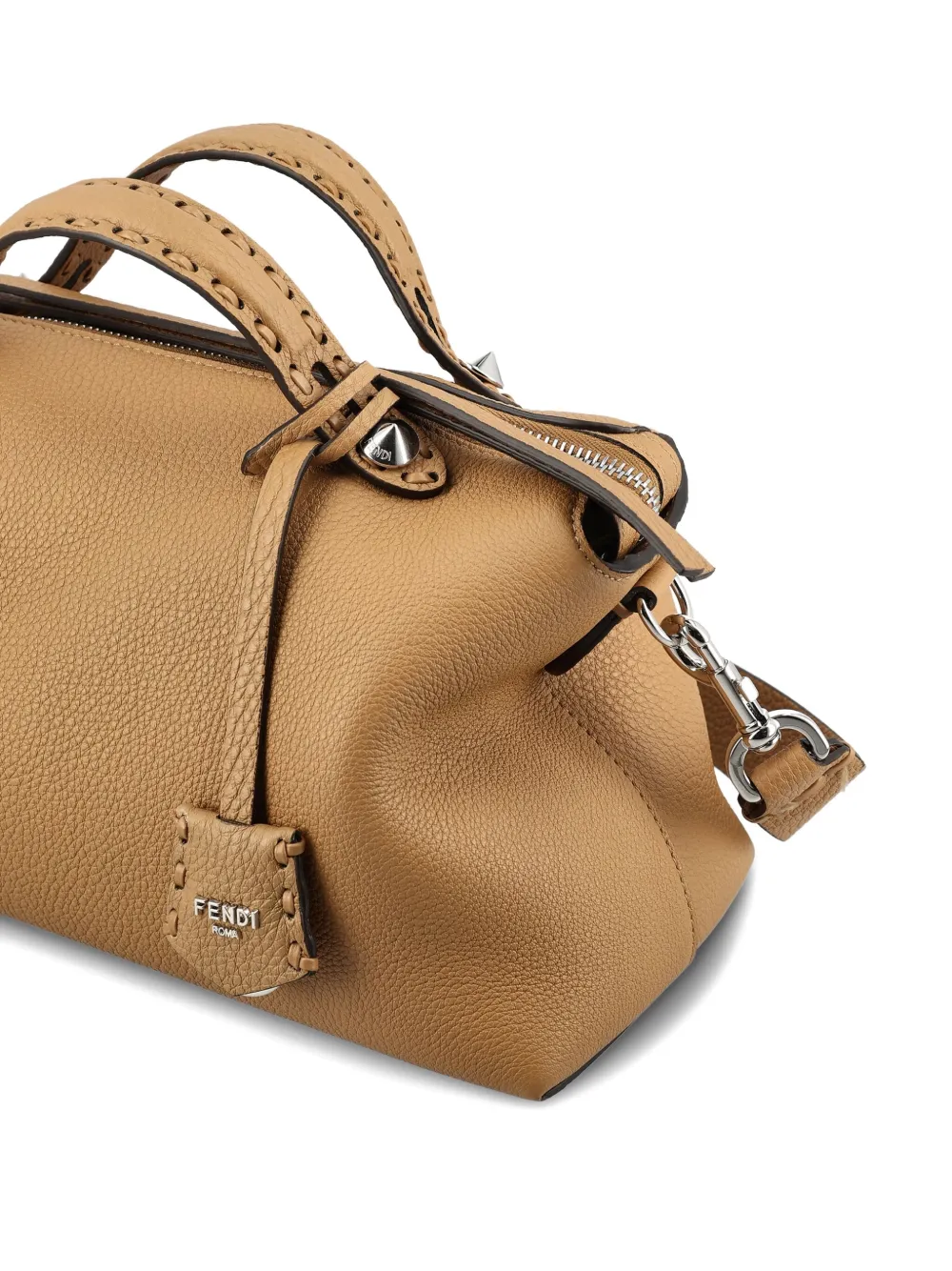 FENDI Grote By The Way Selleria handgestikte shopper Bruin