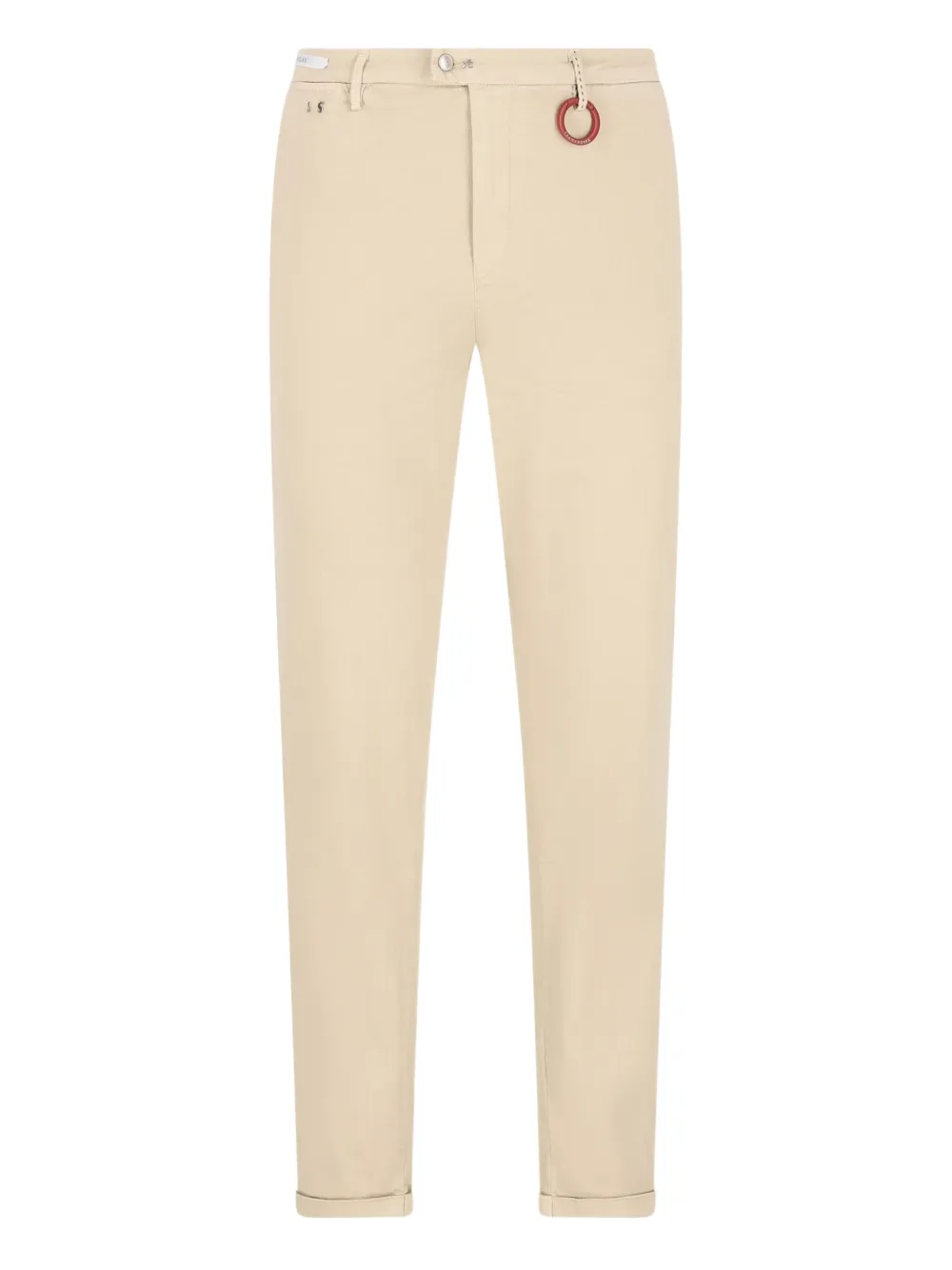 Sartoria Tramarossa metal-ring detail trousers | Neutrals | Image 1