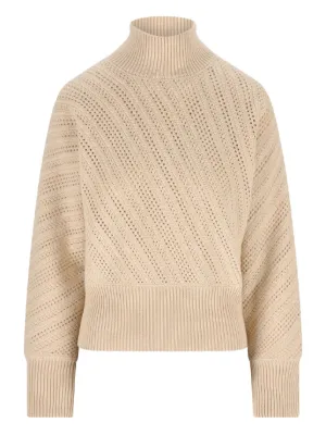 Ermanno Scervino Embroidered alpaca-blend Jumper | Neutrals | FARFETCH