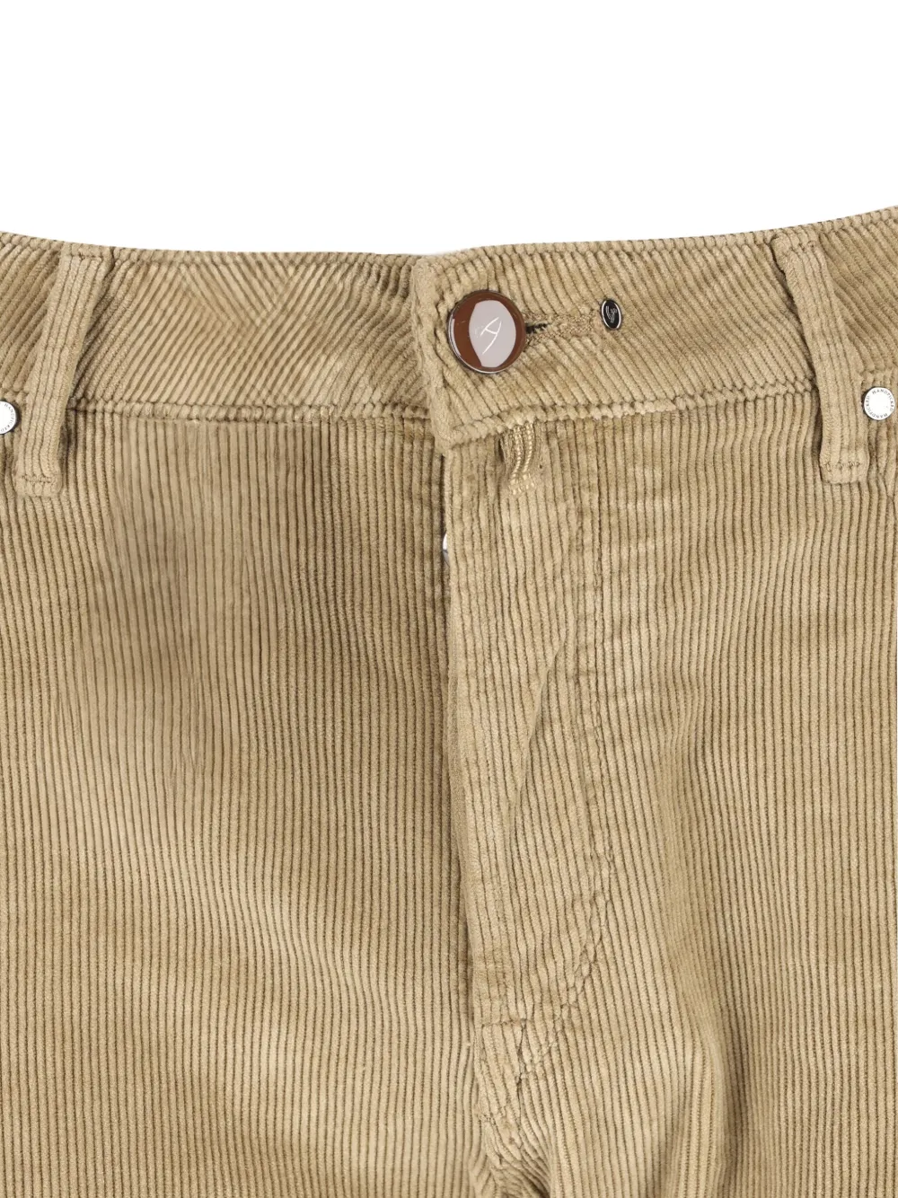 Hand Picked Ravello ribfluwelen broek Beige