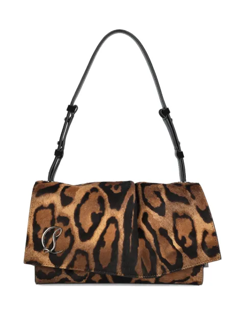 Christian Louboutin Baggy leopard-print shoulder bag