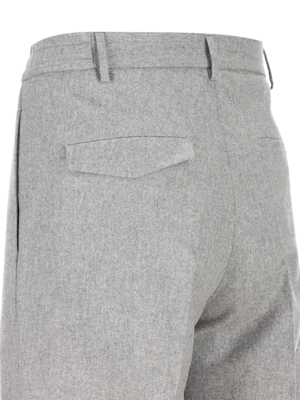 Tagliatore Virgin Wool Trousers In Gray