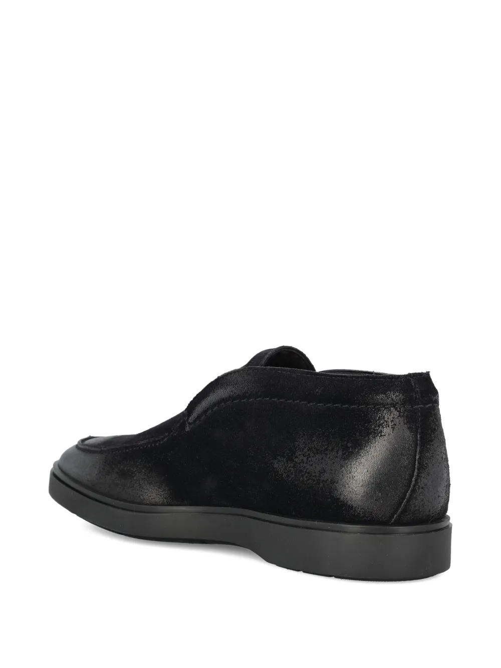 Tagliatore Suède loafers Zwart