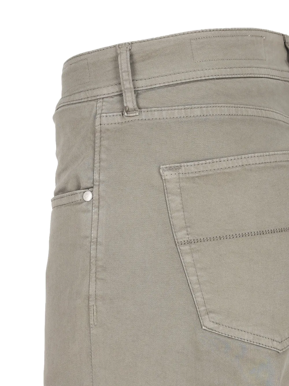Sartoria Tramarossa Straight jeans met metalen bedel Groen