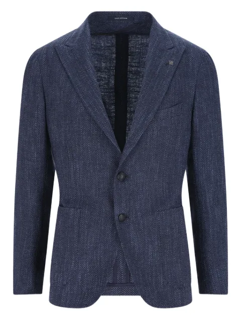 Tagliatore herringbone-pattern blazer