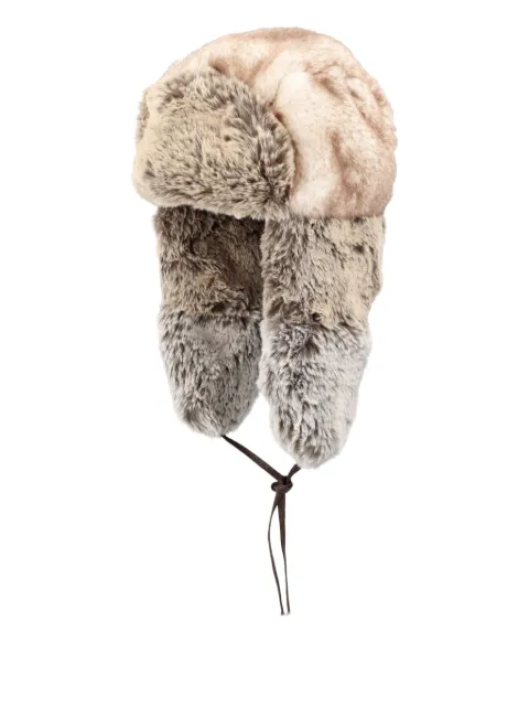 Kangol faux-fur trapper hat