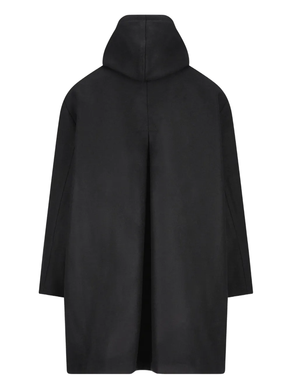 Cini patch-pocket hooded coat | Single Breasted Coats | Image 2
