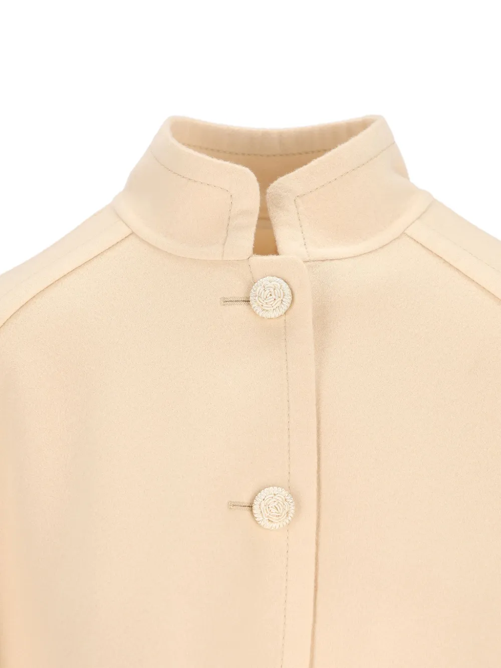 Valentino Garavani リボントリム ケープコート | ニュートラル