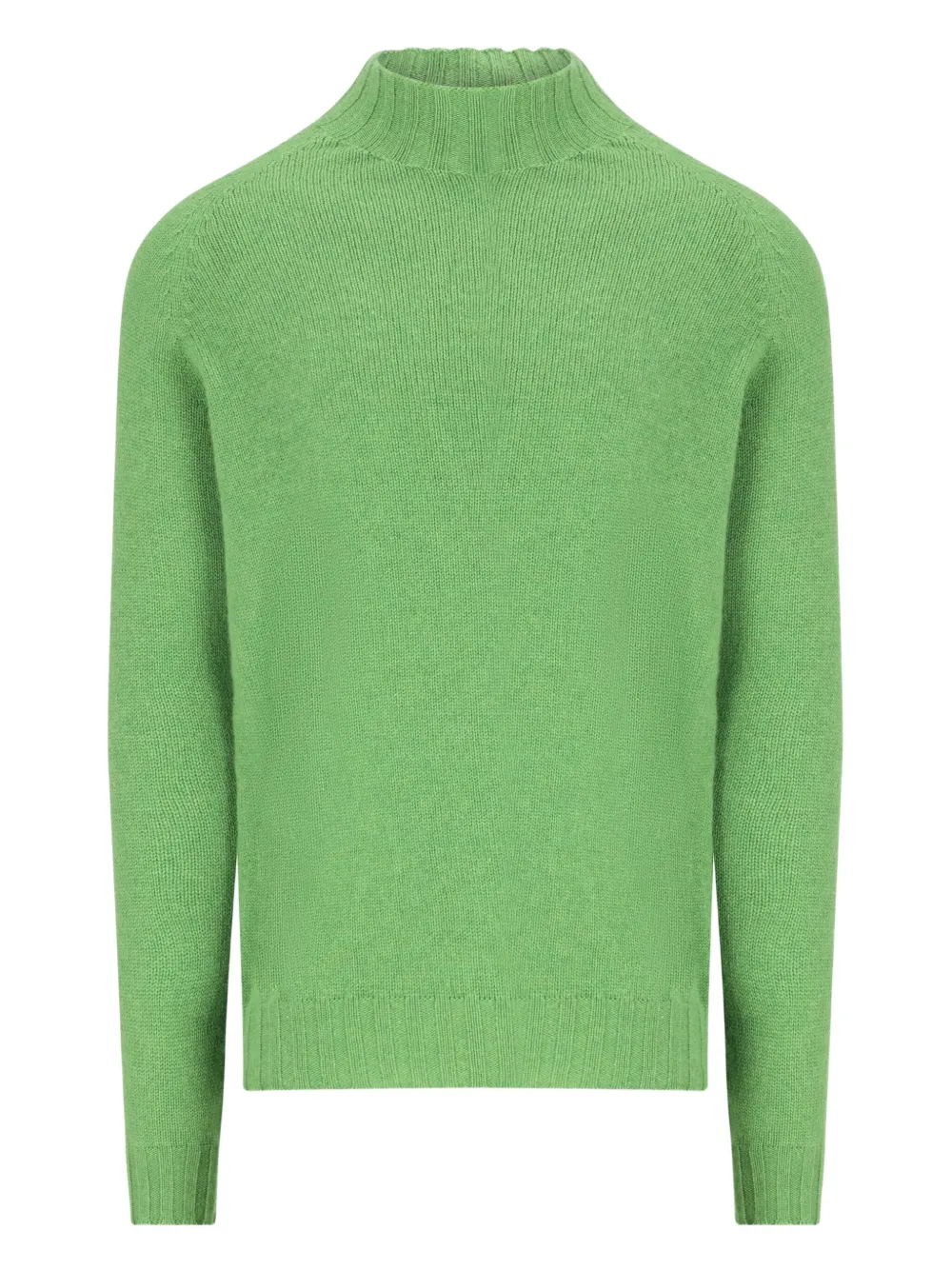 Tagliatore High-neck Cashmere Sweater In Green