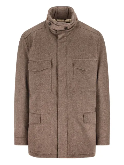 Loro Piana veste en cachemire à poches à rabat